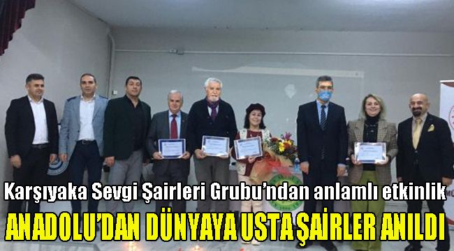 Karşıyaka Sevgi Şairleri Grubu’ndan anlamlı etkinlik