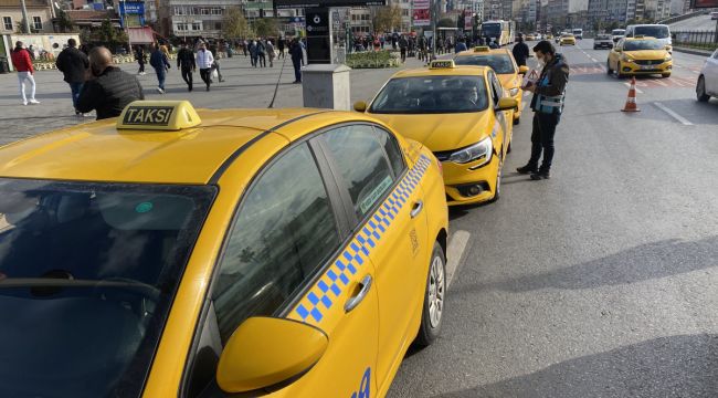 Taksimetre açmayan sürücüler cezadan kaçamadı