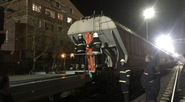 Tren Garı mevkiinde bir çocuğa elektrik çarptı