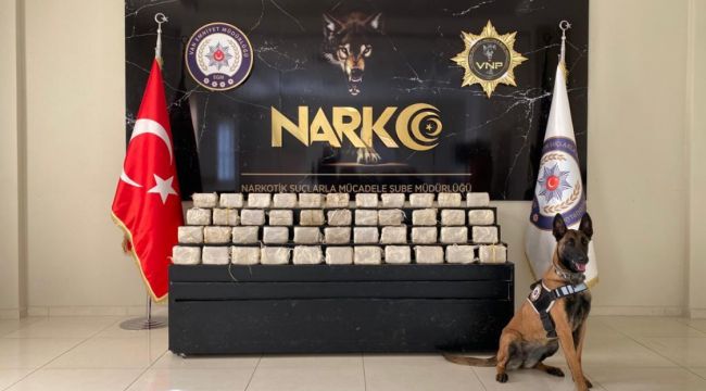 Van'da 72 kilo 204 gram eroin ele geçirildi