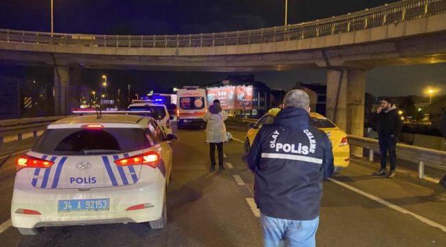 15 Temmuz Şehitler Köprüsü bağlantı yolunda evsiz kadına otomobil çarptı