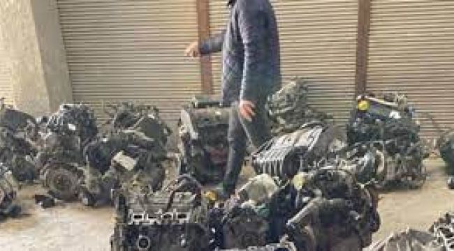 Ceyhan'da 34 çıkma otomobil motoru ele geçirildi