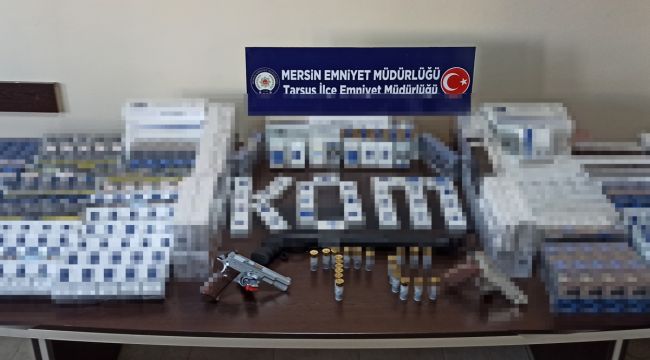 Mersin'de kaçakçılık operasyonu