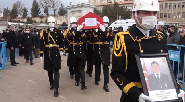 Şehit Jandarma Uzman Çavuş Soyutemiz, son yolculuğuna uğurlanıyor