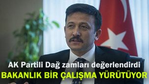 AK Partili Dağ zamları değerlendirdi: Bakanlık bir çalışma yürütüyor