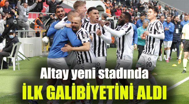 Altay, yeni stadında ilk galibiyeti aldı