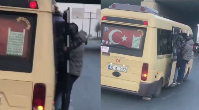 Bağcılar'da yürekleri ağza getiren görüntü