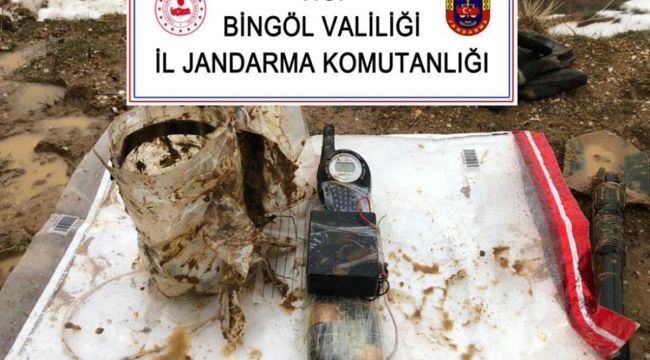 Bingöl'de EYP düzeneği imha edildi