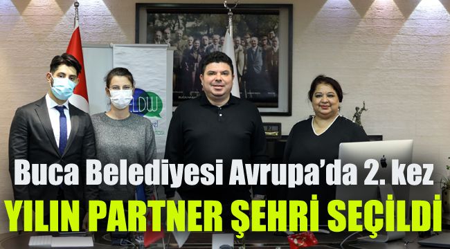 Buca Belediyesi Avrupa’da 2. kez 'Yılın Partner Şehri' seçildi