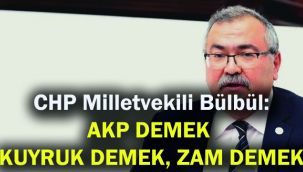 CHP Milletvekili Bülbül: AKP demek kuyruk demek, zam demek