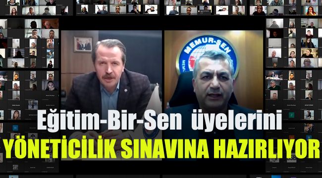 Eğitim-Bir-Sen  üyelerini yöneticilik sınavına hazırlıyor