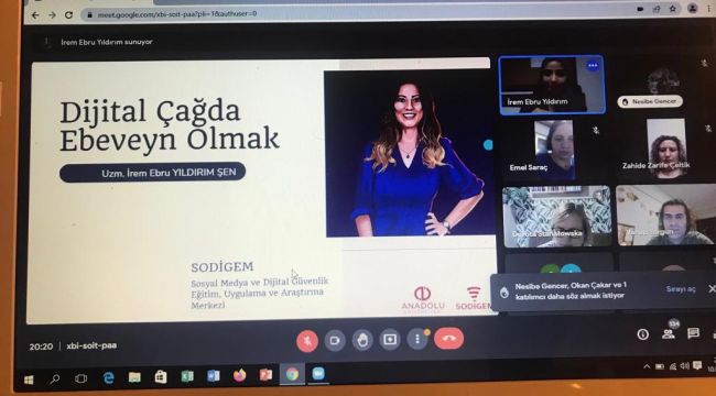 İzmir İl Milli Eğitim Müdürlüğü Velilere Yönelik Eğitimlerine Devam Ediyor