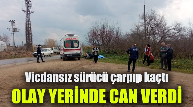 Vicdansız sürücü çarpıp kaçtı: Olay yerinde can verdi