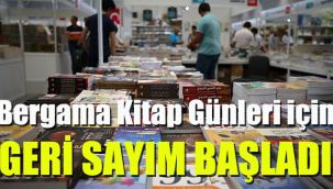 Bergama Kitap Günleri için geri sayım başladı