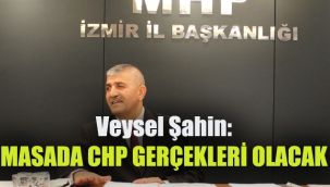 Veysel Şahin: Masada CHP gerçekleri olacak