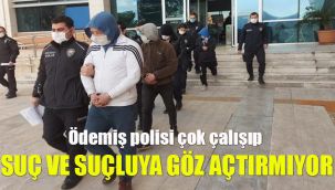 Ödemiş polisi çok çalışıp suç ve suçluya göz açtırmıyor