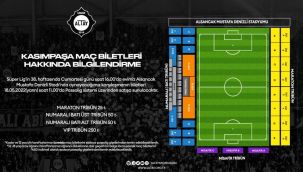 Altay - Kasımpaşa maçının biletleri satışta