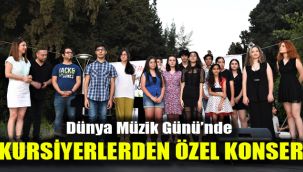 Dünya Müzik Günü’nde kursiyerlerden özel konser