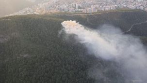 İzmir'de ormanlık alanda çıkan yangın söndürüldü