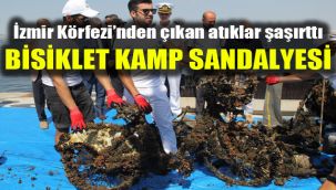 İzmir Körfezi’nden çıkan atıklar şaşırttı: Bisiklet, kamp sandalyeleri ve dahası