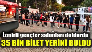 İzmirli gençler salonları doldurdu: 35 bin bilet yerini buldu