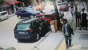 Motosiklet sürücüsü ölümden döndü