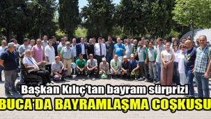 Başkan Kılıç’tan bayram sürprizi: Buca’da bayramlaşma coşkusu