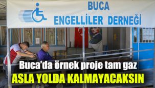 Buca’da örnek proje tam gaz: Asla yolda kalmayacaksın