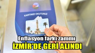 Enflasyon farkı zammı İzmir’de geri alındı