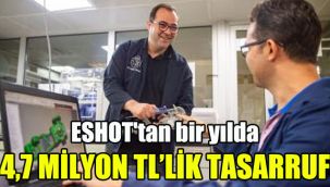 ESHOT'tan bir yılda 4,7 milyon TL'lik tasarruf