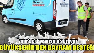 İzmir’de dayanışma sürüyor: Büyükşehir’den bayram desteği