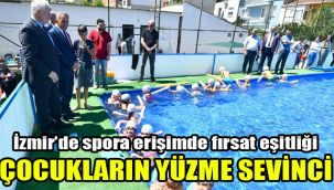 İzmir’de spora erişimde fırsat eşitliği: Çocukların yüzme sevinci