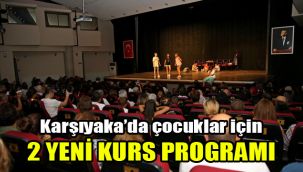 Karşıyaka’da çocuklar için 2 yeni kurs programı