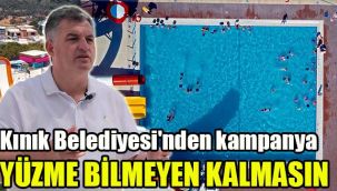 Kınık Belediyesi'nden kampanya: Yüzme bilmeyen kalmasın