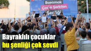 Bayraklılı çocuklar bu şenliği çok sevdi