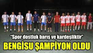 Bengisu şampiyon oldu: "Spor dostluk, barış ve kardeşliktir”