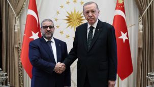 Cumhurbaşkanı Erdoğan, Libya Yüksek Devlet Konseyi Başkanı el-Mişri'yi kabul etti