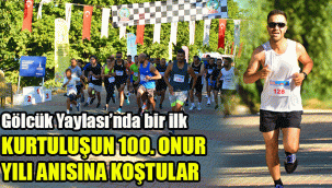 Gölcük Yaylası’nda bir ilk: Kurtuluşun 100. onur yılı anısına koştular