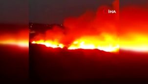 İtalya'nın Pantelleria Adası'nda orman yangını