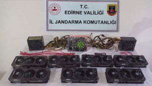 Edirne'de Jandarmadan kripto para operasyonu