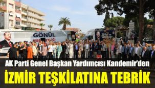 AK Parti Genel Başkan Yardımcısı Kandemir’den İzmir teşkilatına tebrik