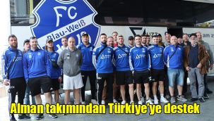 Alman takımından Türkiye’ye destek