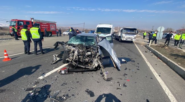 Elazığ’da trafik kazası