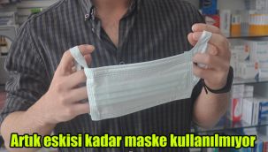 Artık eskisi kadar maske kullanılmıyor