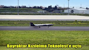 Bayraktar Kızılelma Teknofest'e uçtu