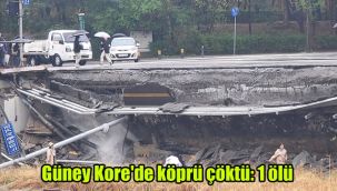 Güney Kore'de köprü çöktü