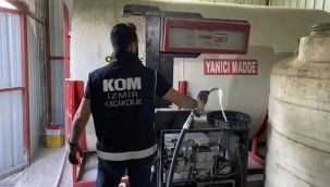 İzmir'de 44 ton kaçak akaryakıt ele geçirildi