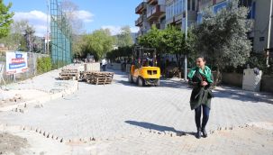 İzmir Efes Selçuk’ta yol yapım çalışmaları başladı