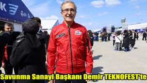 Savunma Sanayi Başkanı Demir TEKNOFEST'te