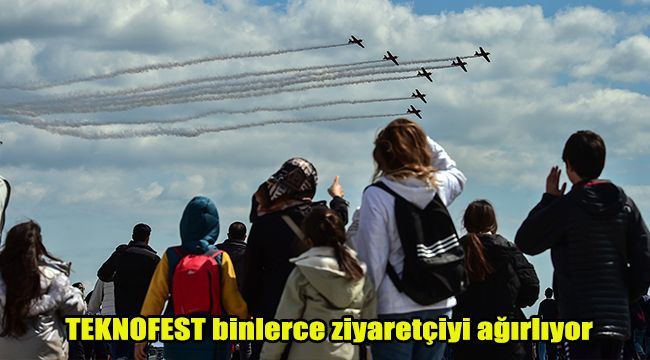 TEKNOFEST binlerce ziyaretçiyi ağırlıyor